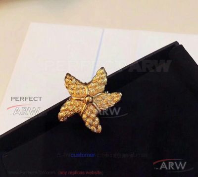 AAA Replica Versace Gold-Tone Starfish Ring